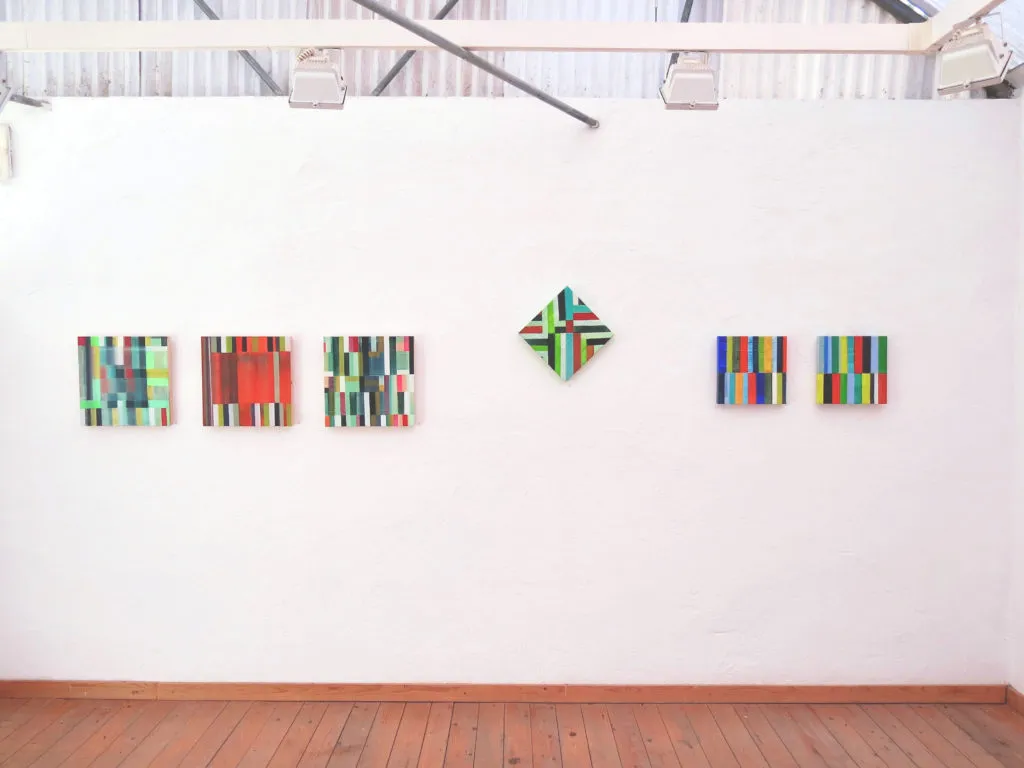Imagen de la exposición Diario de Pintura. Galería Km7, espai d ́ART Jose Luis Pascual, Saus-Camallera, Girona 2016