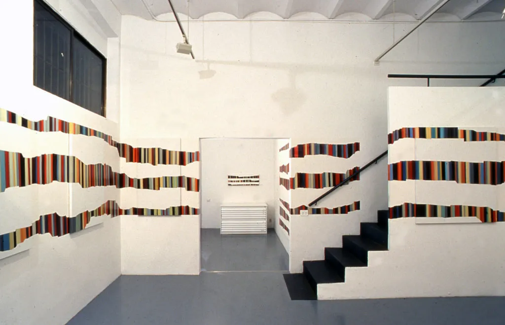Imagen de la exposición Panoramia. Galería Safia, Barcelona 2002